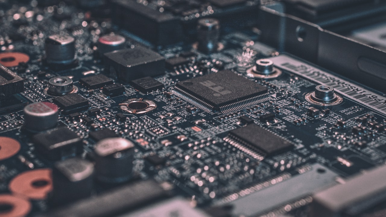 Close-up of a circuit board